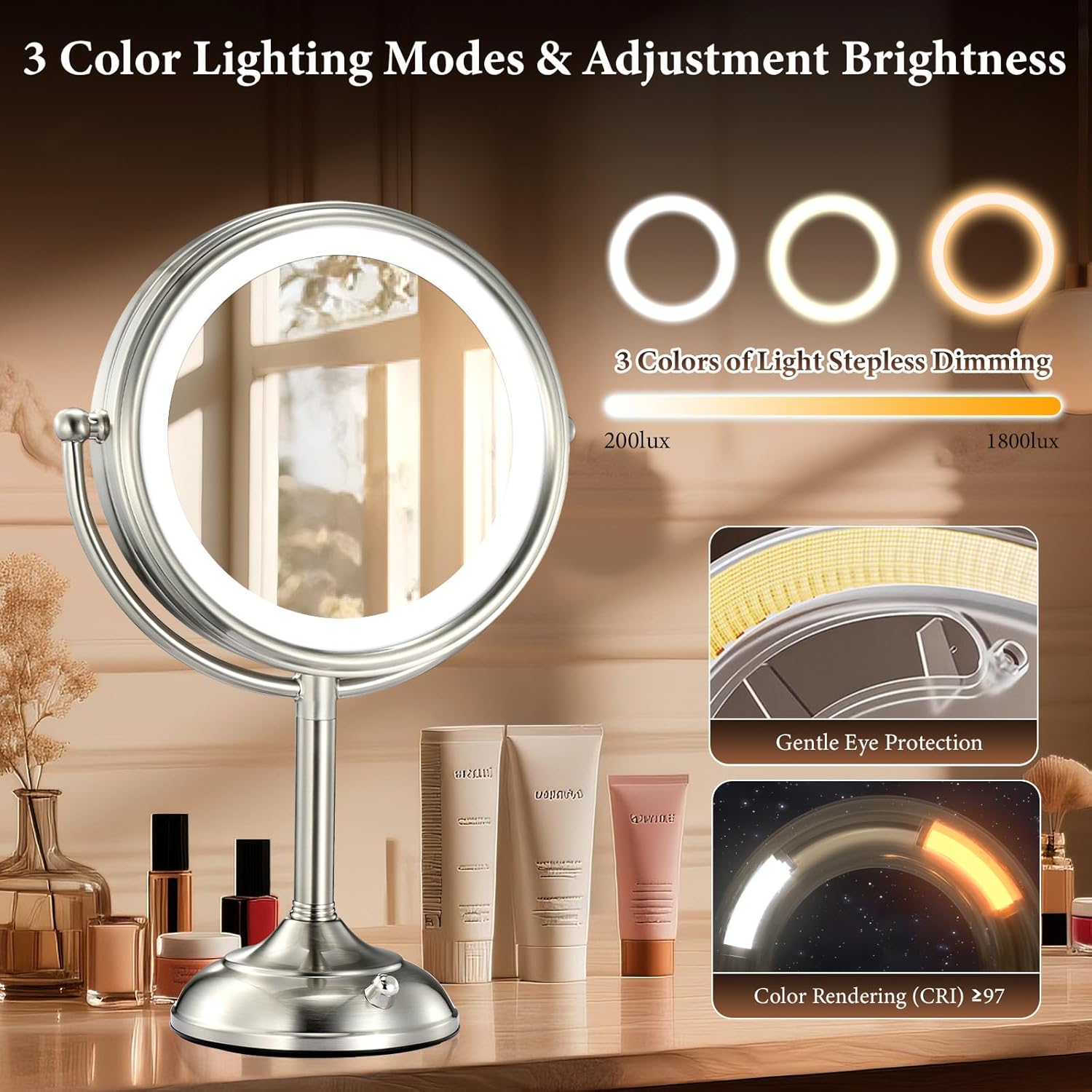 LED makeup mirror - Image 4